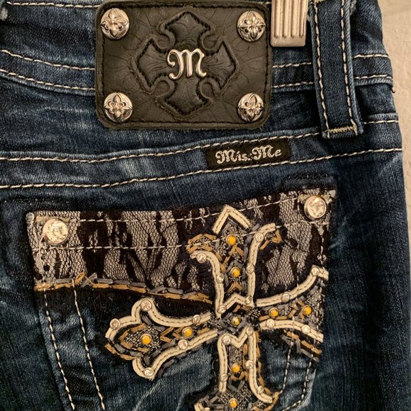 Miss Me Boot Cut Jeans 27 - Picture 3 of 5